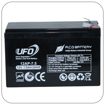 باتری ۷.۵ آمپر ساعت سرب اسیدی مخصوص یو پی اس یوفو
