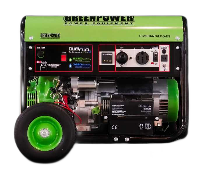 موتوربرق گازسوز سری CC9000-NG/LPG-ES