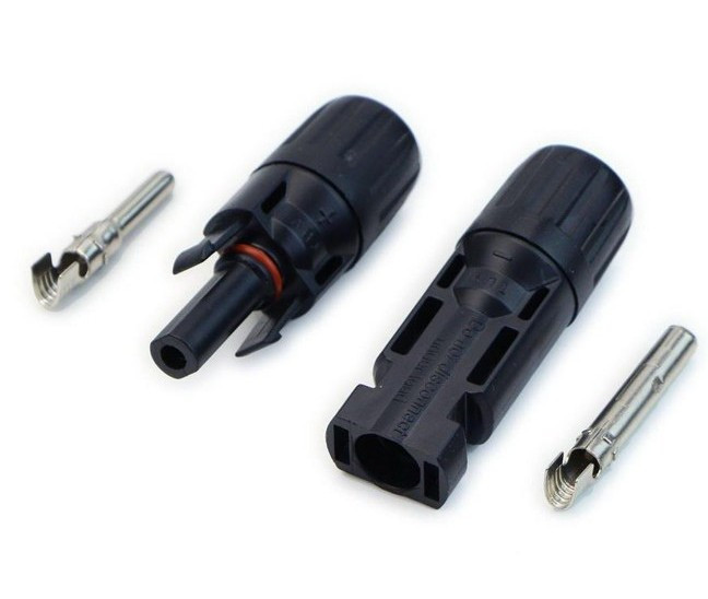 کانکتور خورشیدی MC4 ولتاژ کاری 1000V DC
